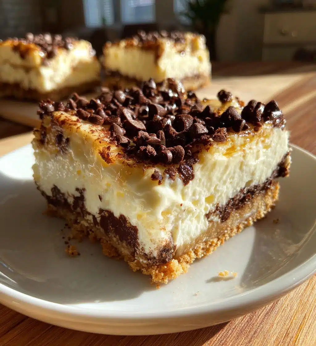Cannoli Cheesecake Bars - detail 1