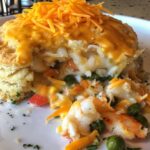Cheddar Bay Biscuit Seafood Pot Pie