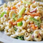 Cheddar Sour Cream Macaroni Salad