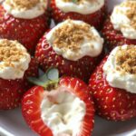 Cheesecake Stuffed Strawberries