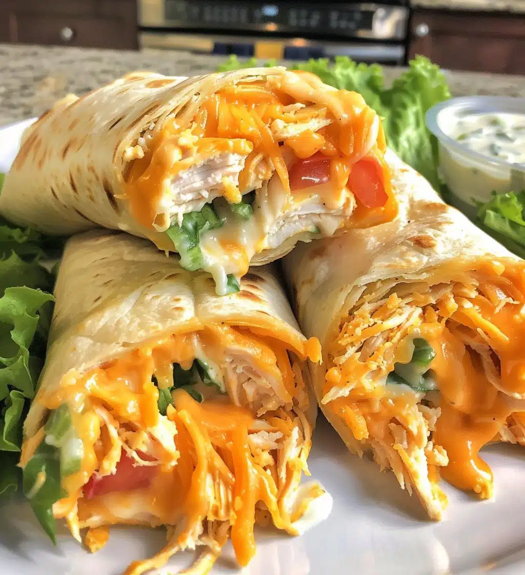 Cheesy Chicken Wraps - detail 1