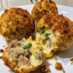 Cheesy Sausage Stuffing Balls