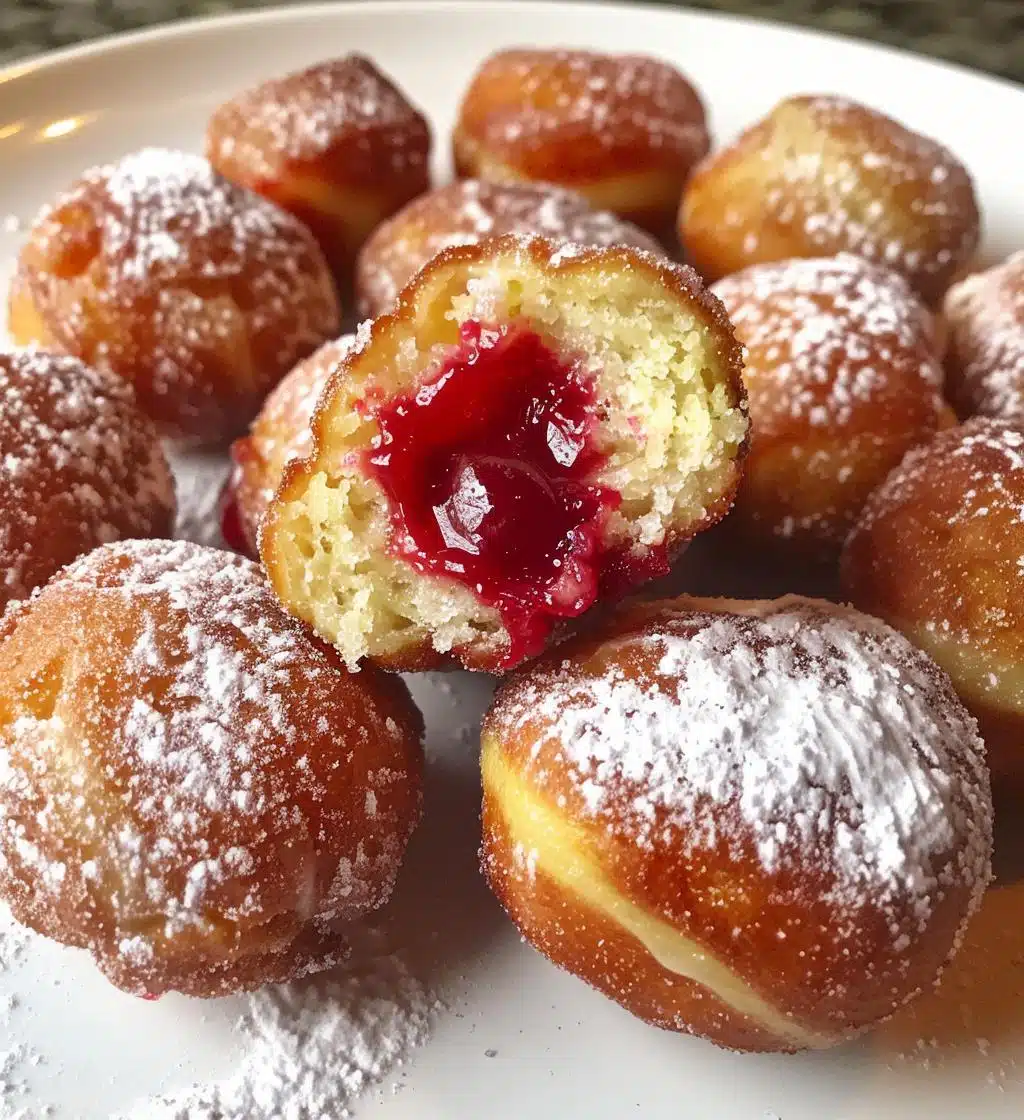 Cherry Doughnut Holes - detail 1