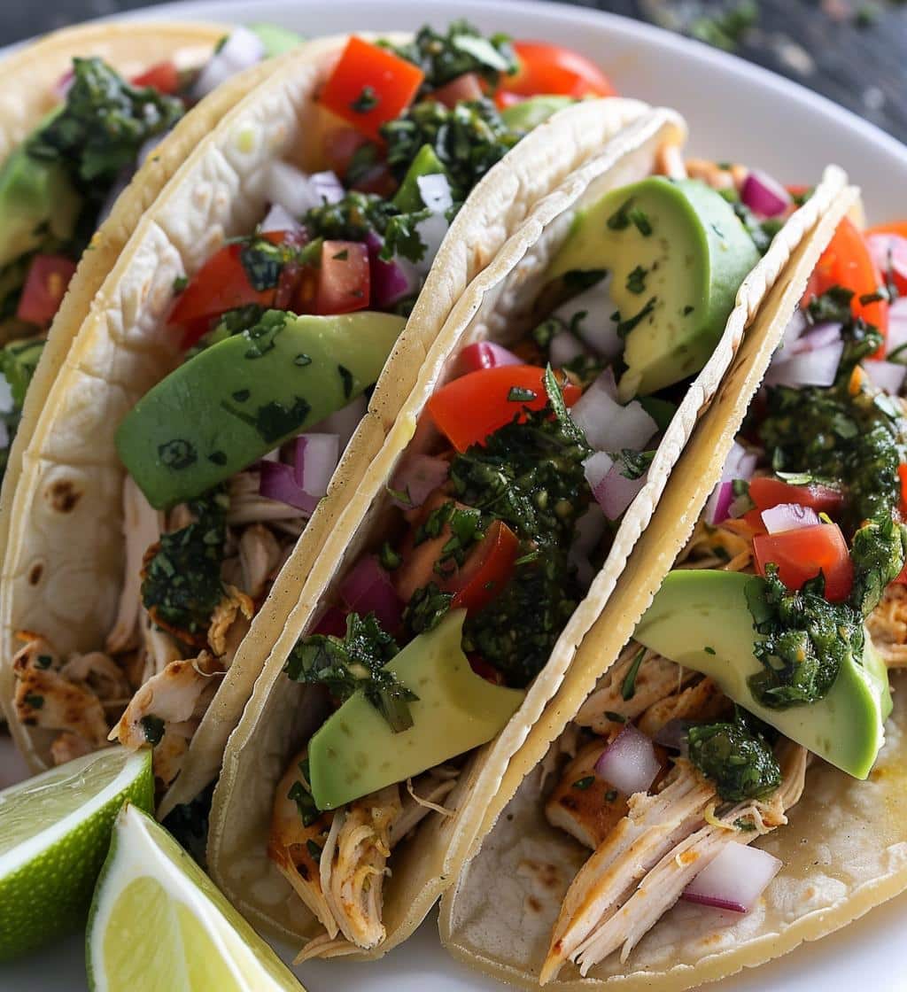 Chicken Chimichurri Tacos - detail 1