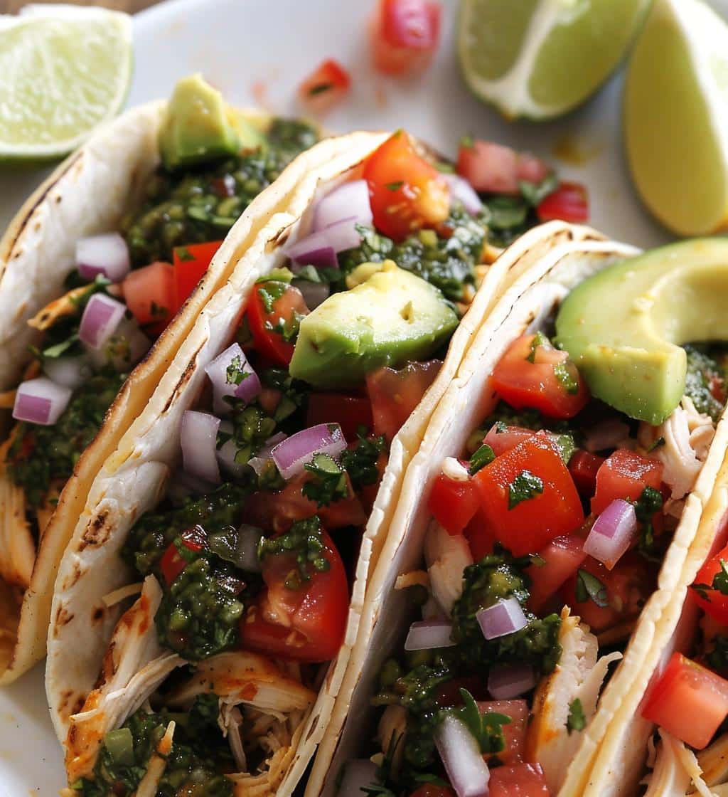 Chicken Chimichurri Tacos