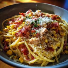 Chicken Corn Pasta with Bacon: 7 Comforting Flavors