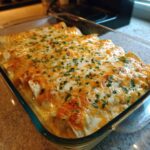Chicken Enchiladas with White Sauce