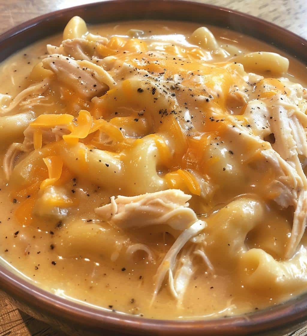 Chicken Macaroni Cheese Soup - detail 1