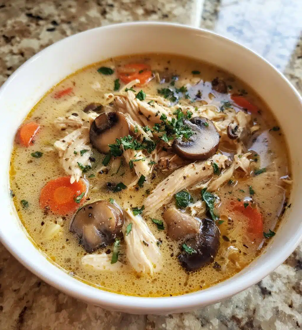 Chicken Mushroom Soup - detail 1