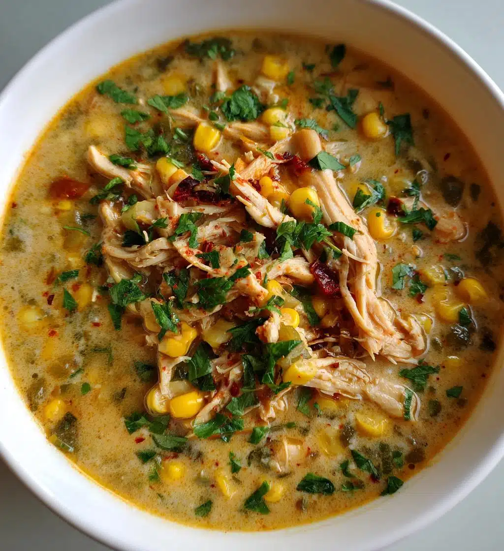 Chicken Poblano Soup - detail 1