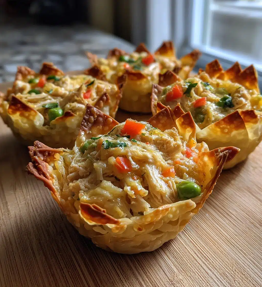 Chicken Wonton Cups - detail 1