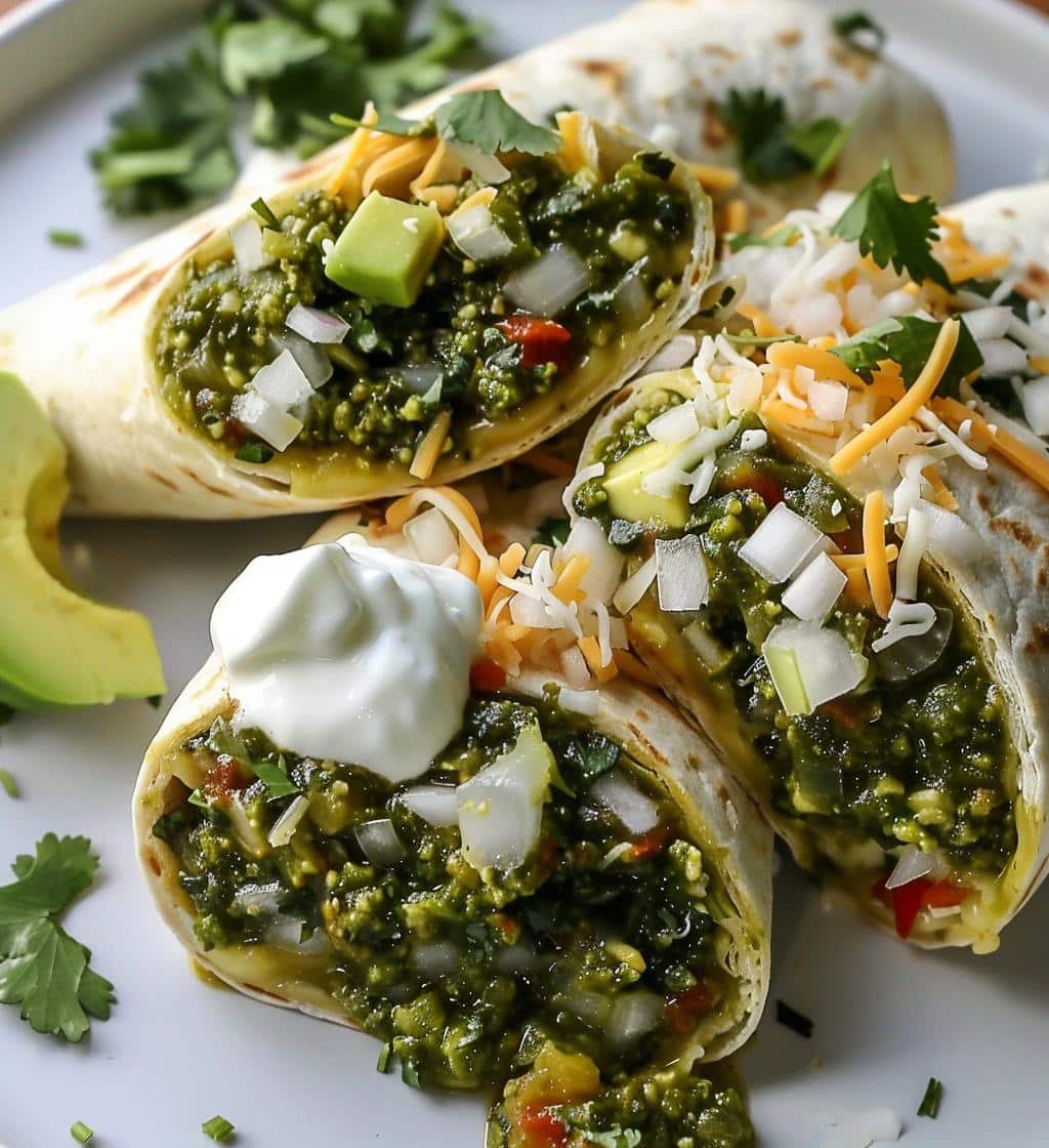 Chili Verde Hatch Burritos