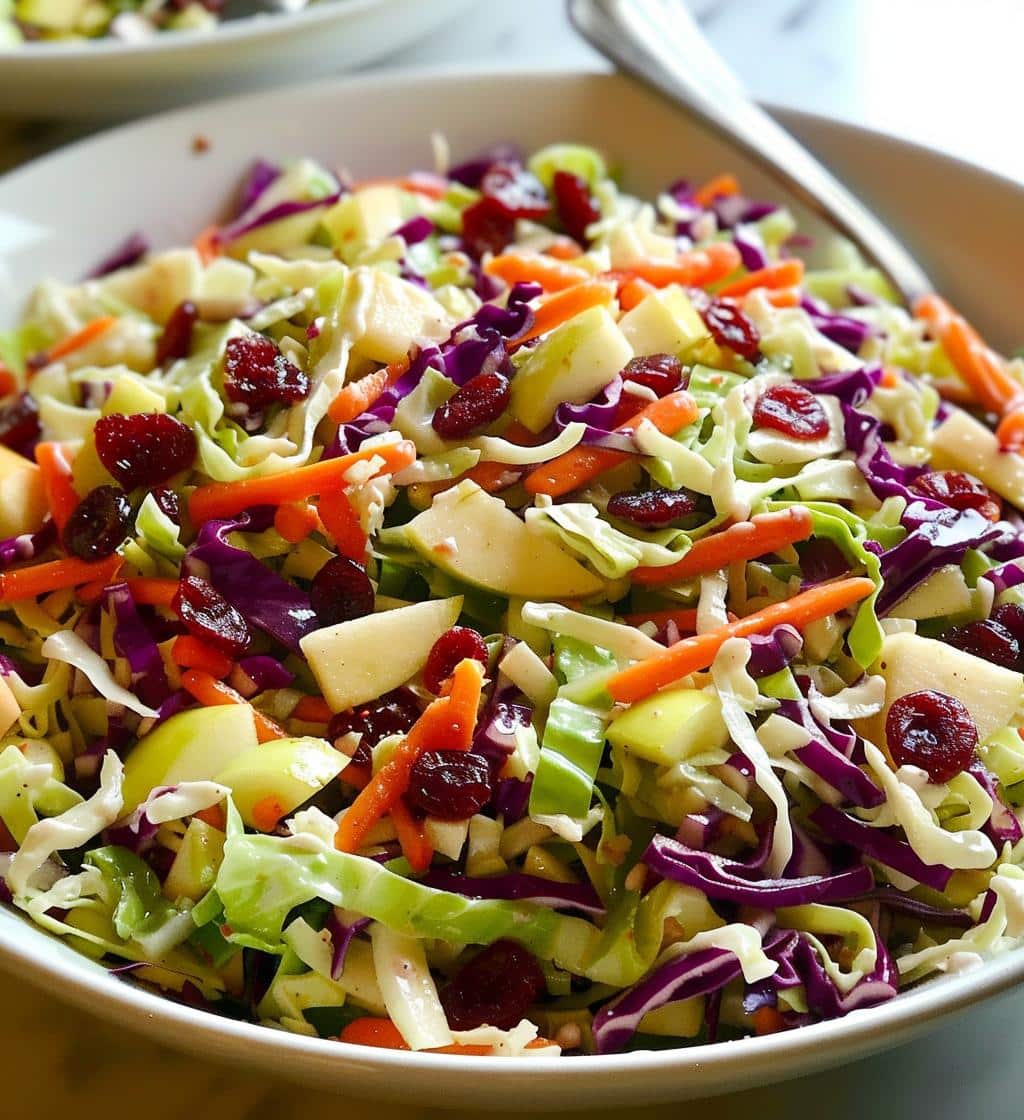 Cranberry Apple Coleslaw