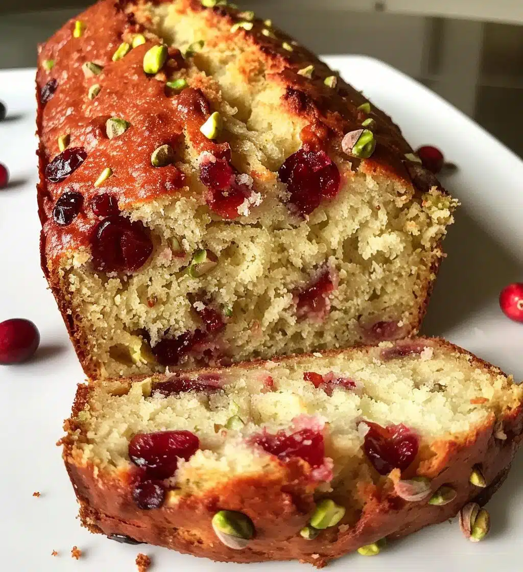 Cranberry Pistachio Bread - detail 1