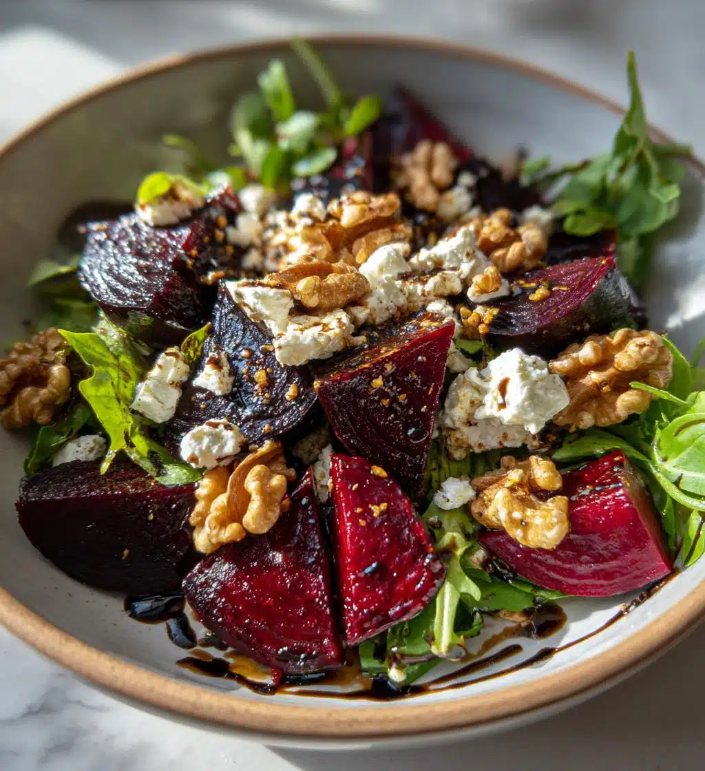 Creamy Roasted Beet Salad with Feta - detail 1