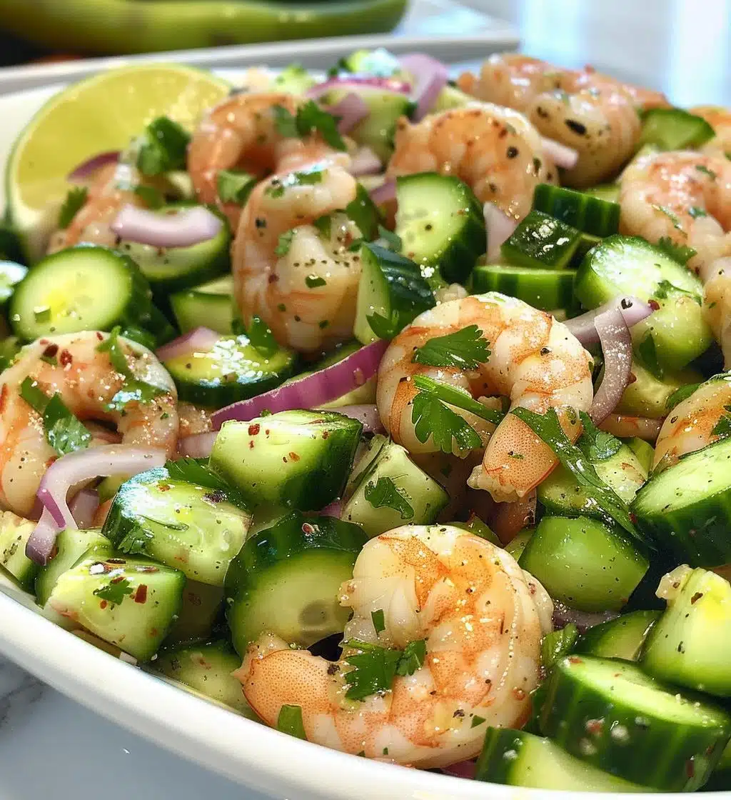 Cucumber Shrimp Salad - detail 1