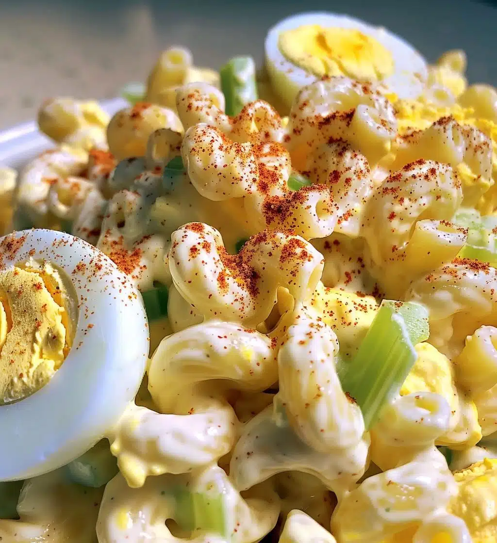 Deviled Egg Macaroni Salad - detail 1