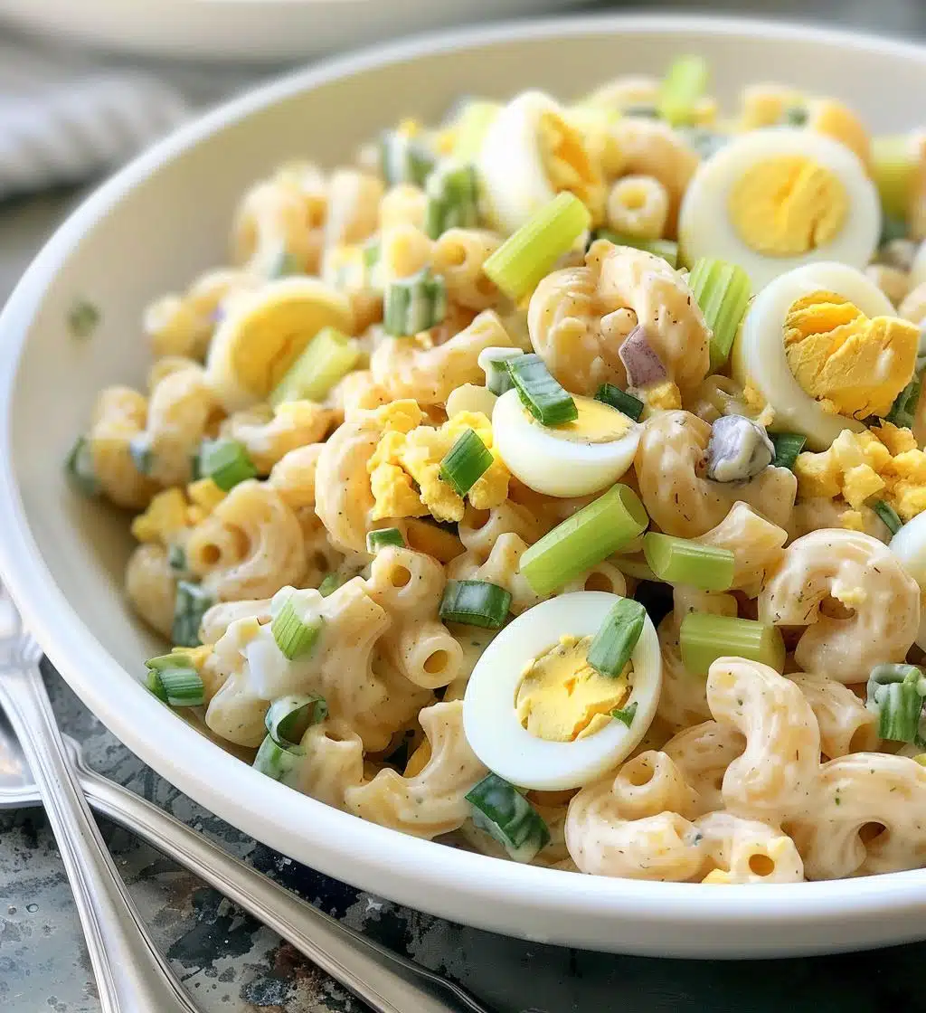 Deviled Egg Pasta Salad - detail 1