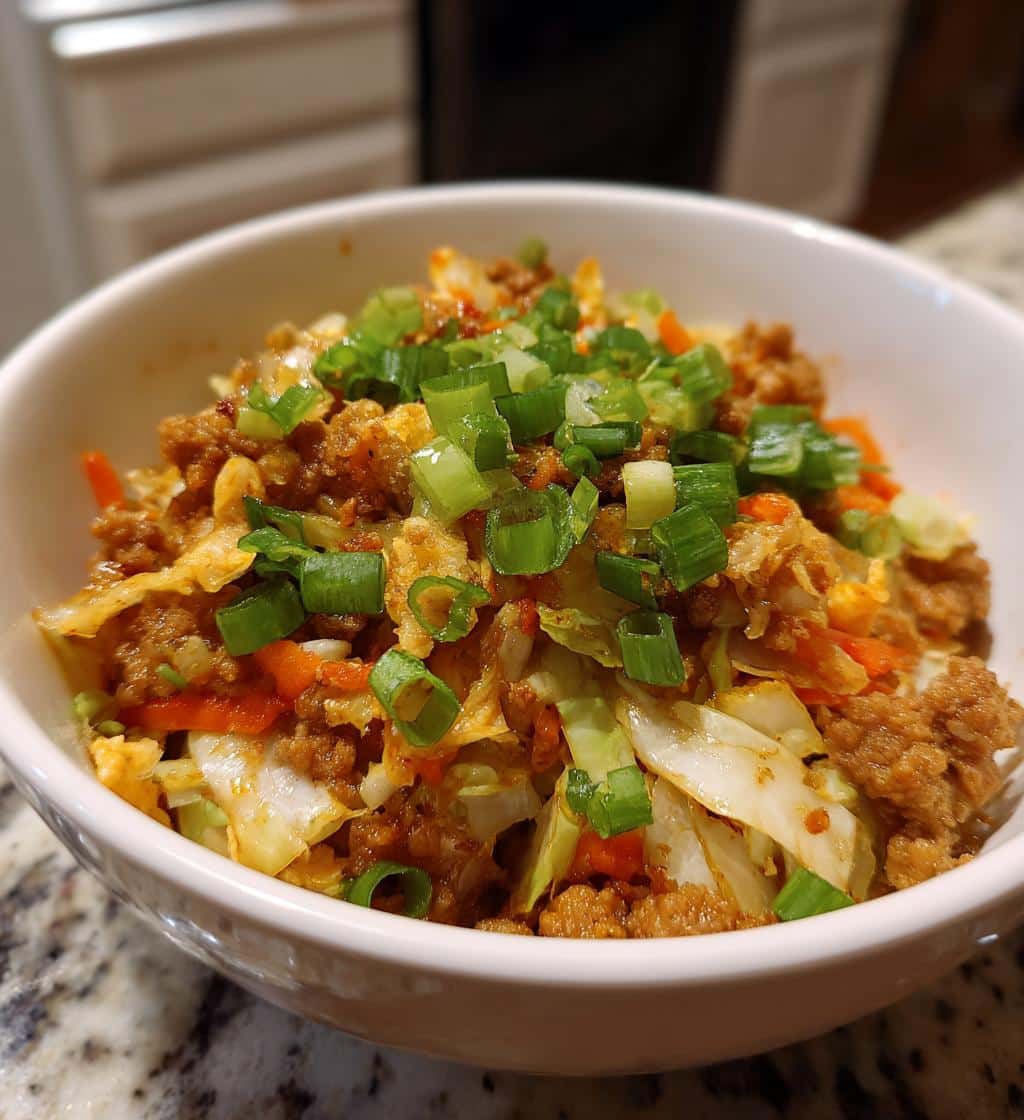 Egg Roll in a Bowl - detail 1