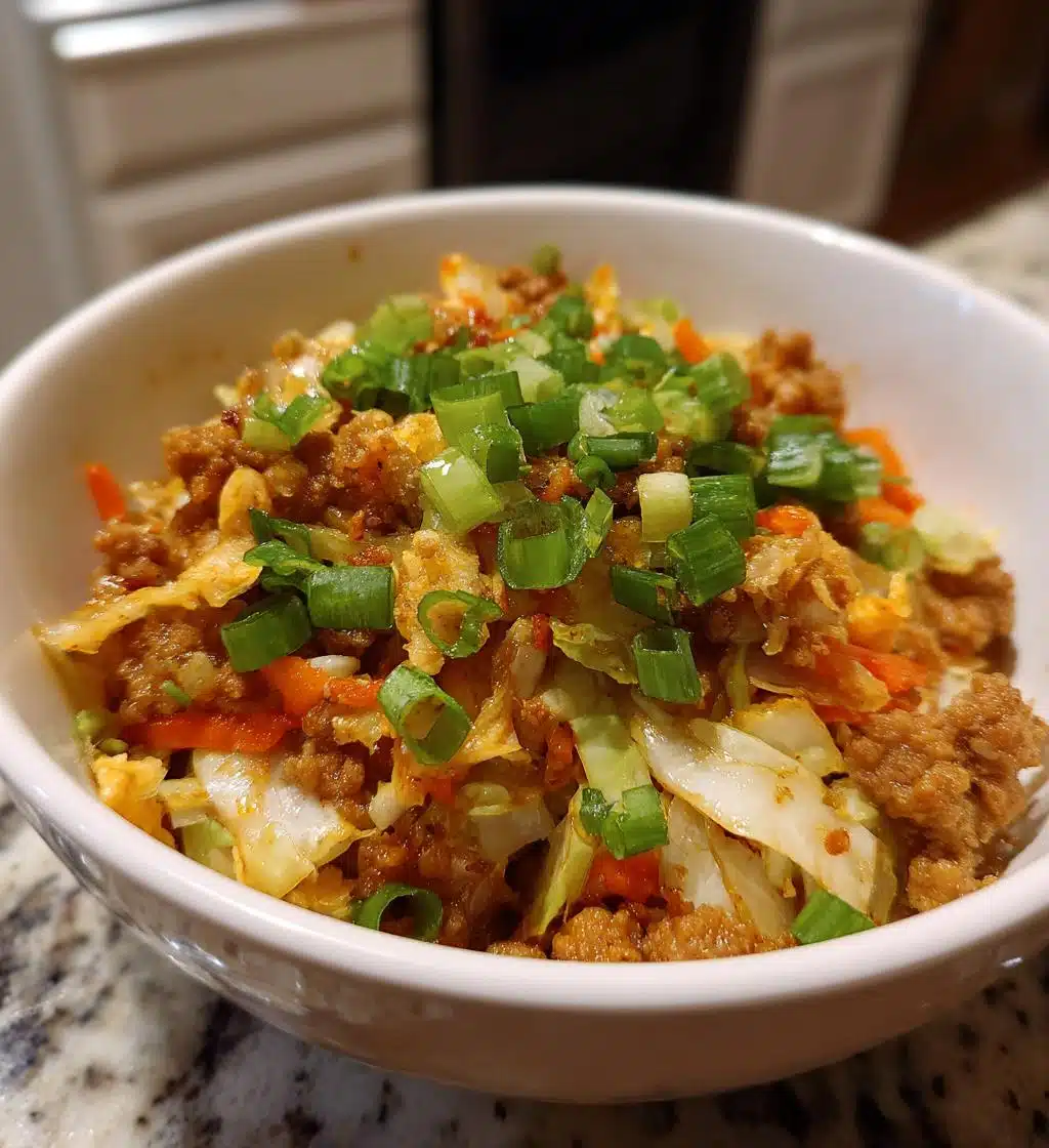 Egg Roll in a Bowl - detail 1