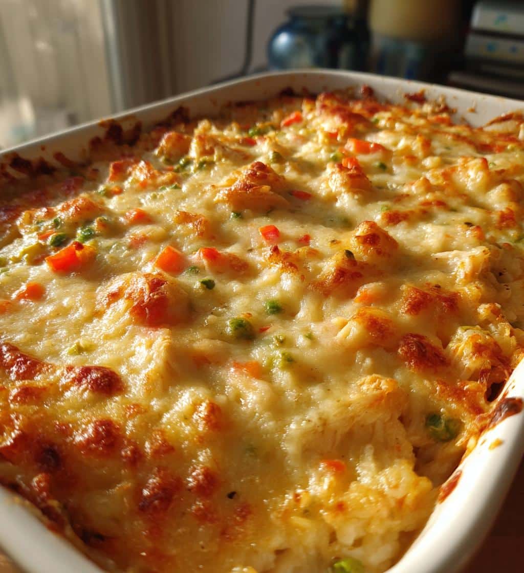 Forgotten Chicken Rice Casserole - detail 1