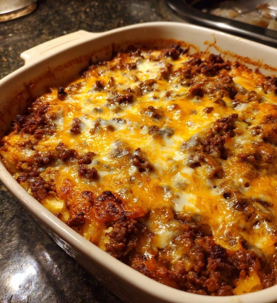 French Onion Beef Casserole