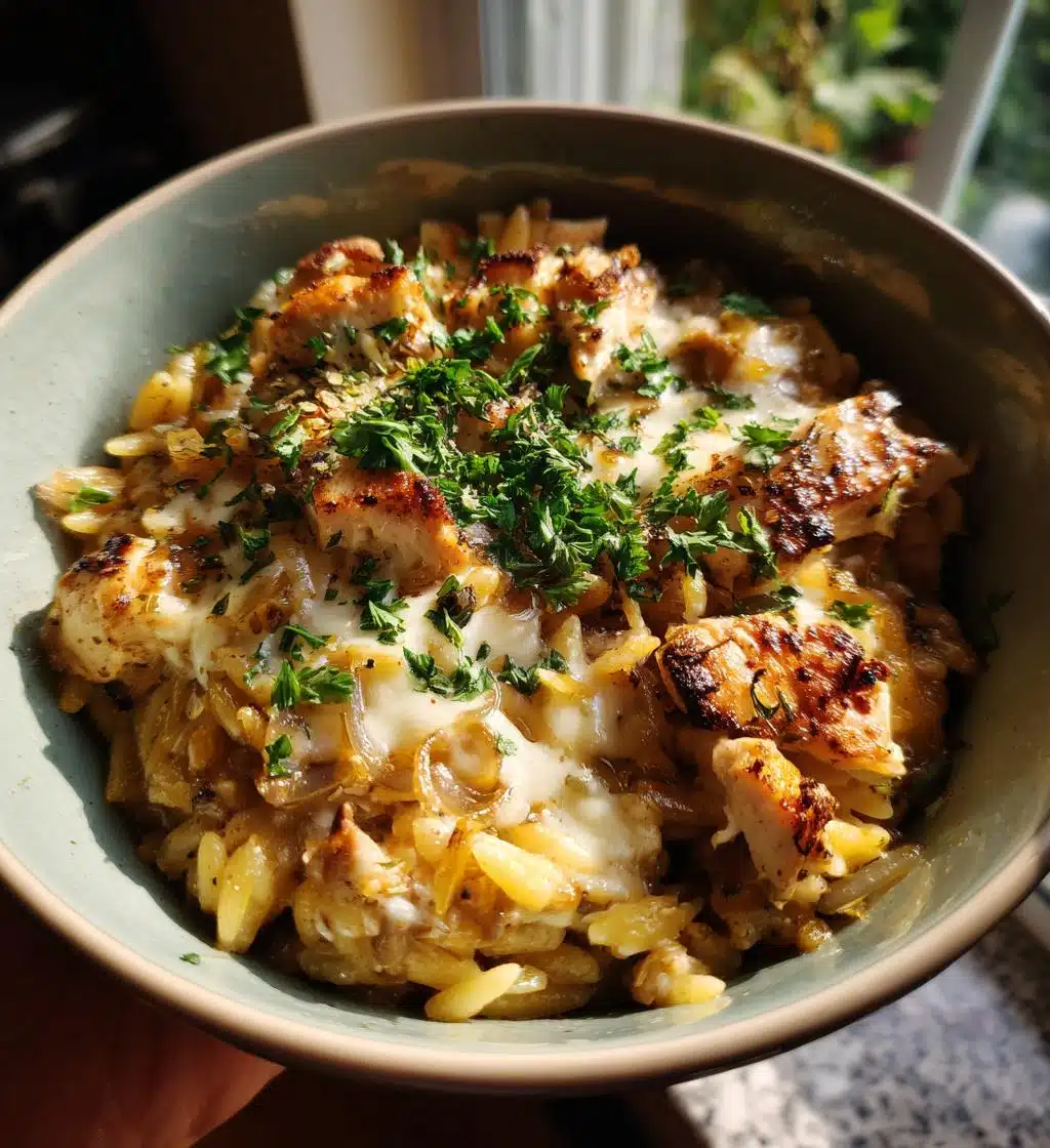 French Onion Chicken Orzo - detail 1