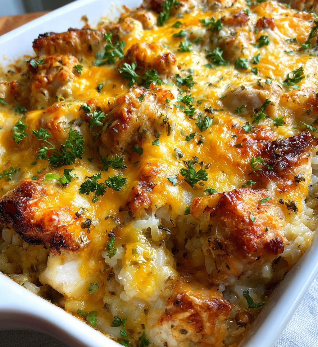 French Onion Chicken Rice Casserole - detail 1