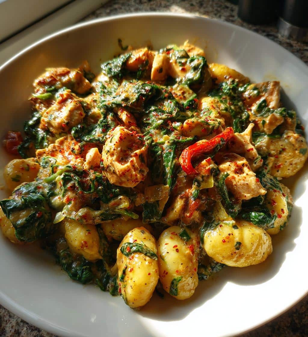 Garlic Chicken Gnocchi