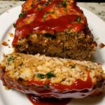 Garlic Parmesan Chicken Meatloaf
