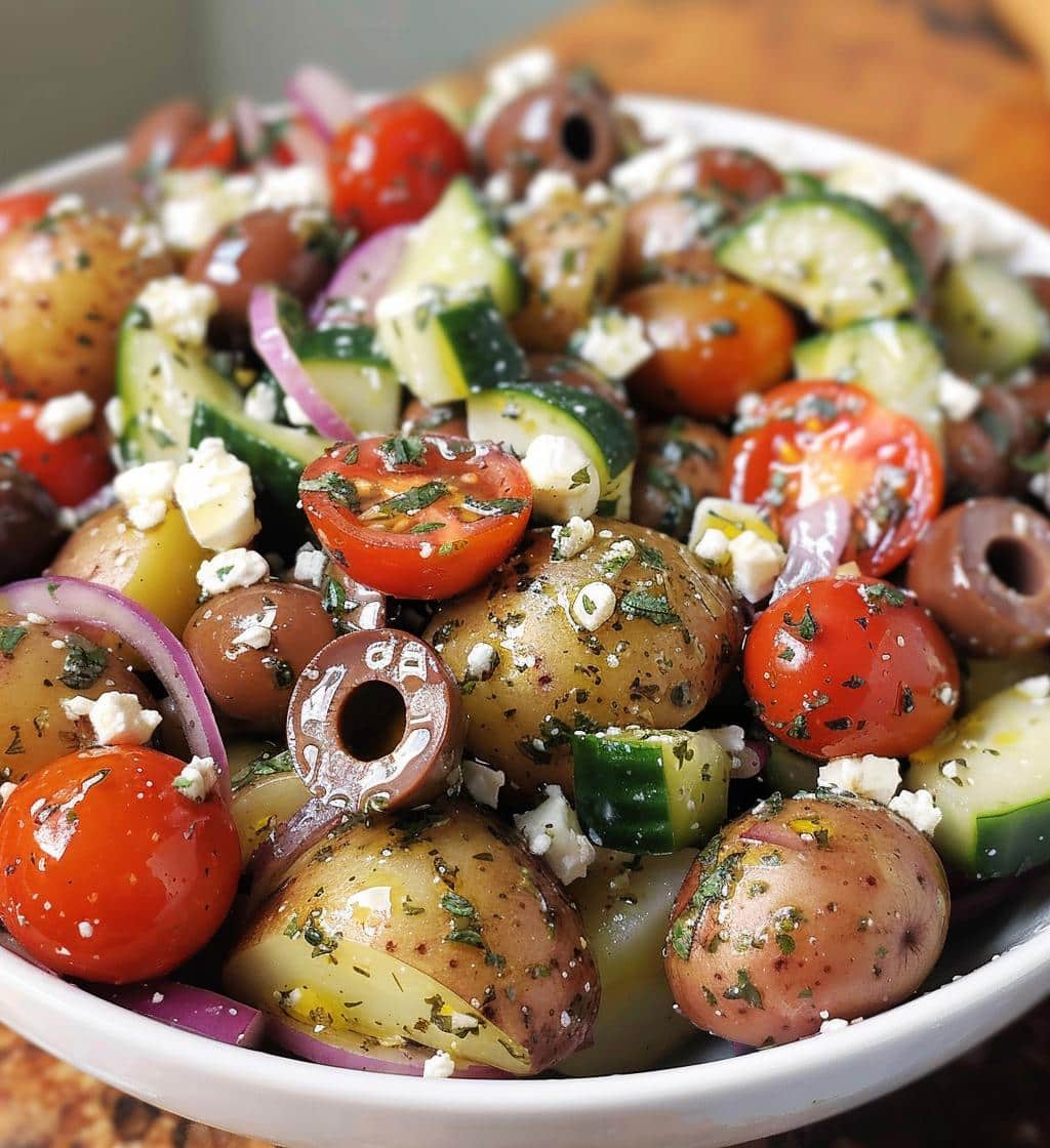 Greek Potato Salad - detail 1