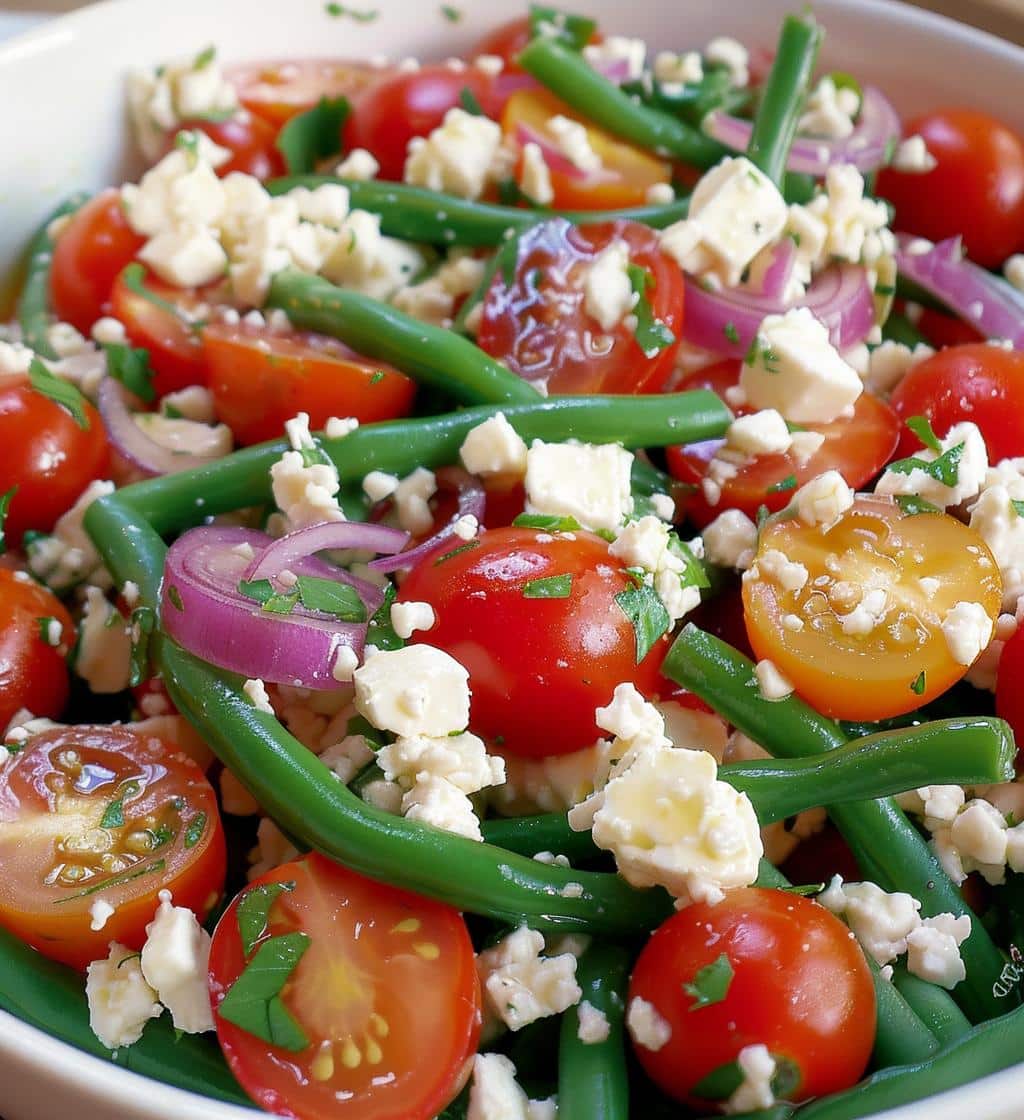 Green Bean and Feta Salad