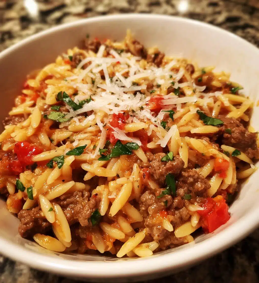 Ground Beef Orzo - detail 1