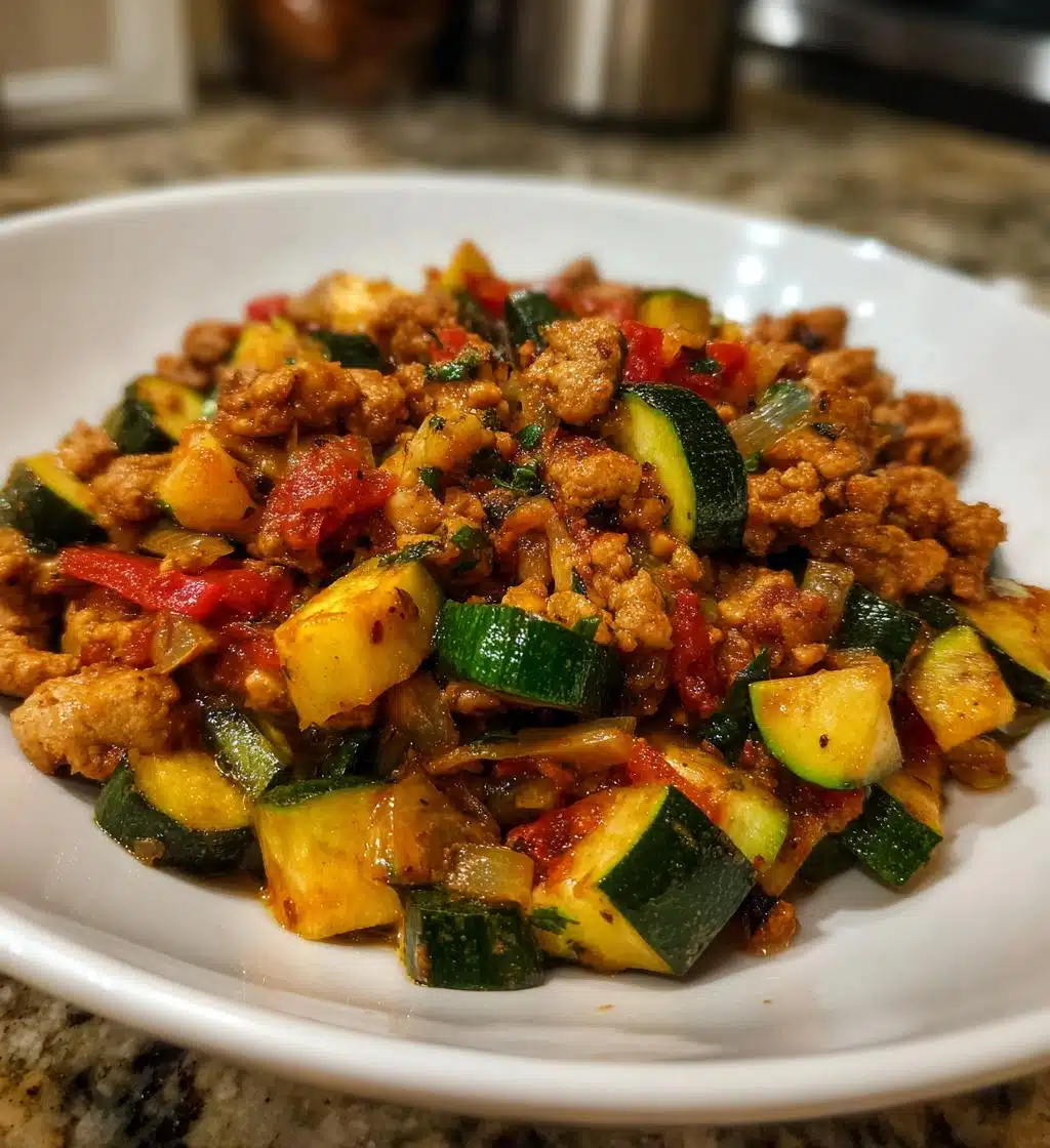 Ground Turkey Zucchini Skillet - detail 1