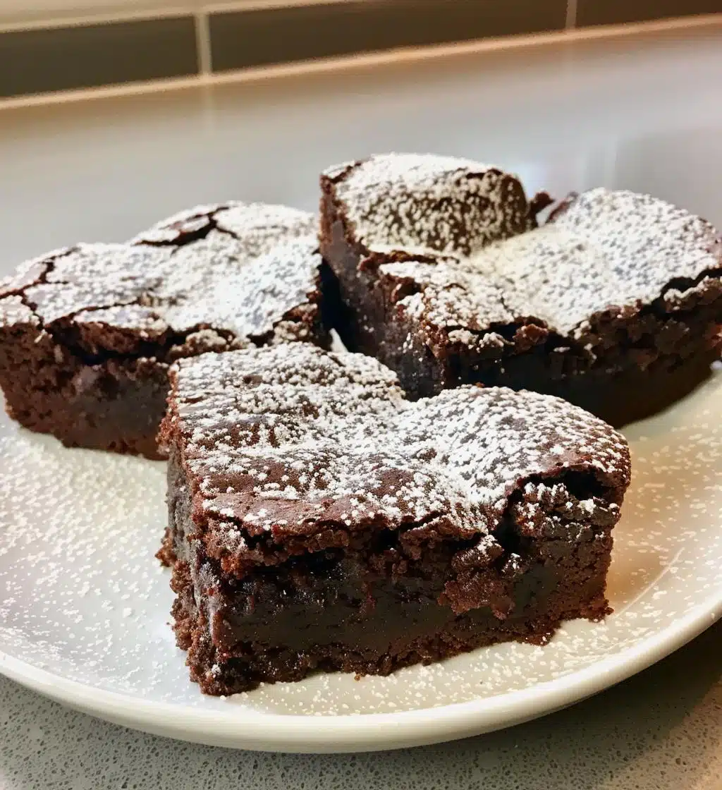 Heart Shaped Brownies - detail 1