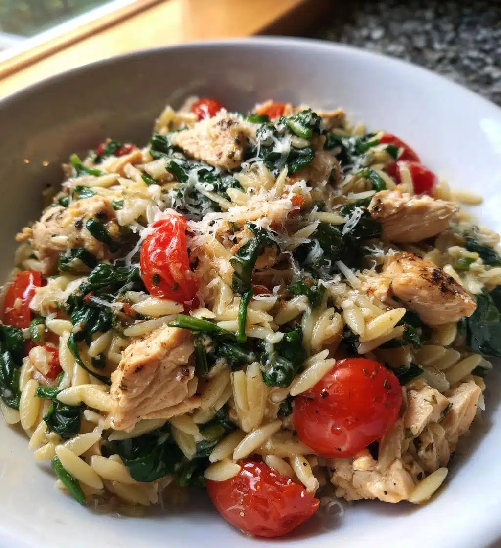 High Protein Chicken Orzo - detail 1