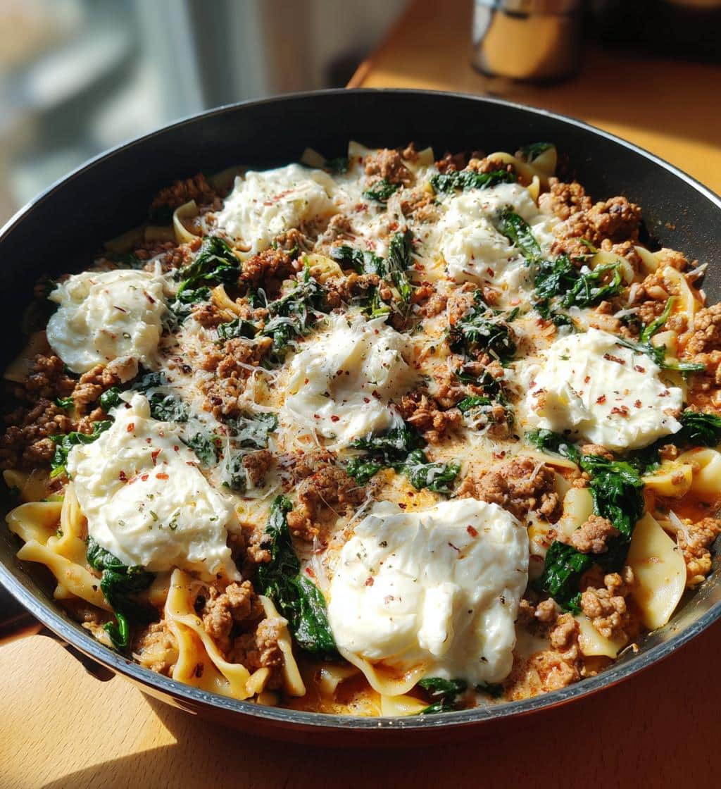 High Protein Lasagna Soup