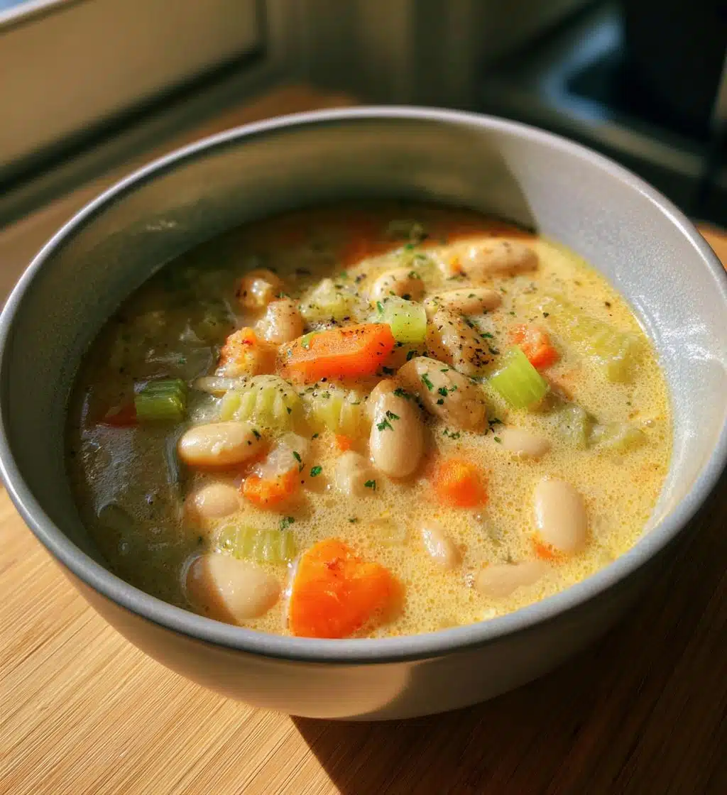 High Protein White Bean Soup - detail 1