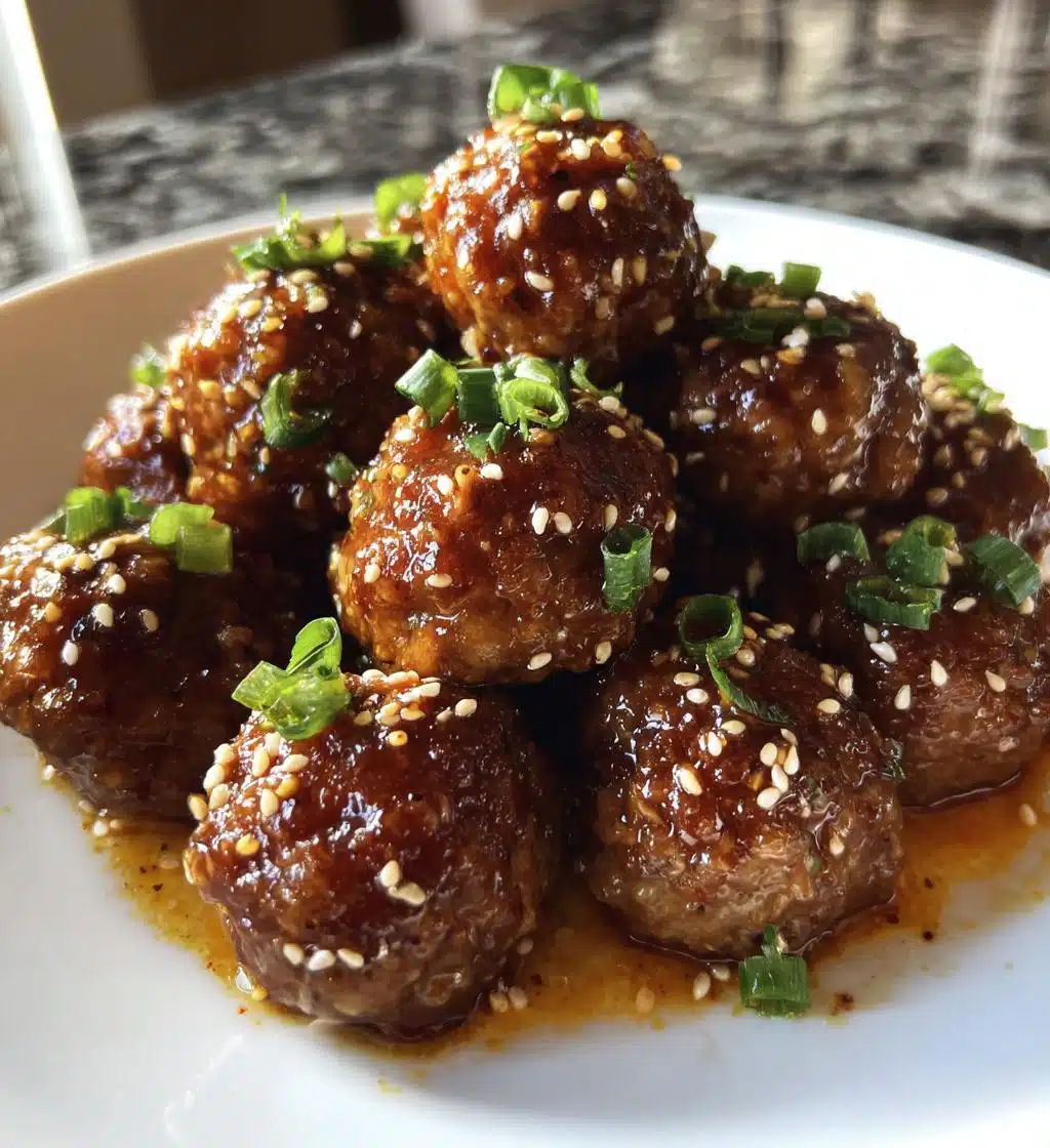 Honey Garlic Meatballs - detail 1