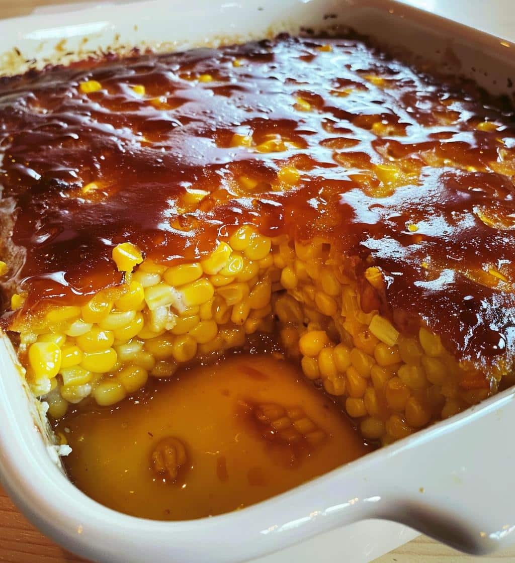 Honey Glazed Corn Casserole