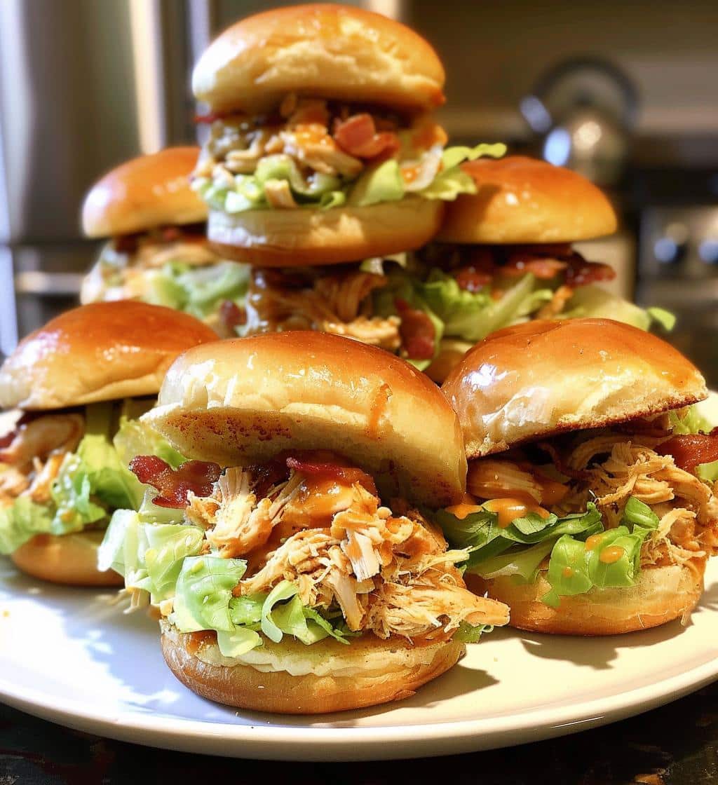 Honey Mustard BLT Chicken Sliders - detail 1