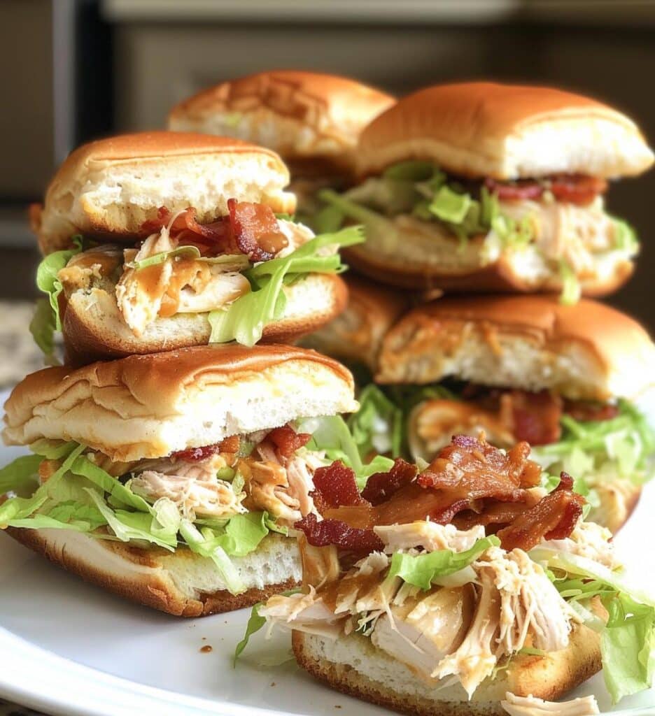 Honey Mustard BLT Chicken Sliders