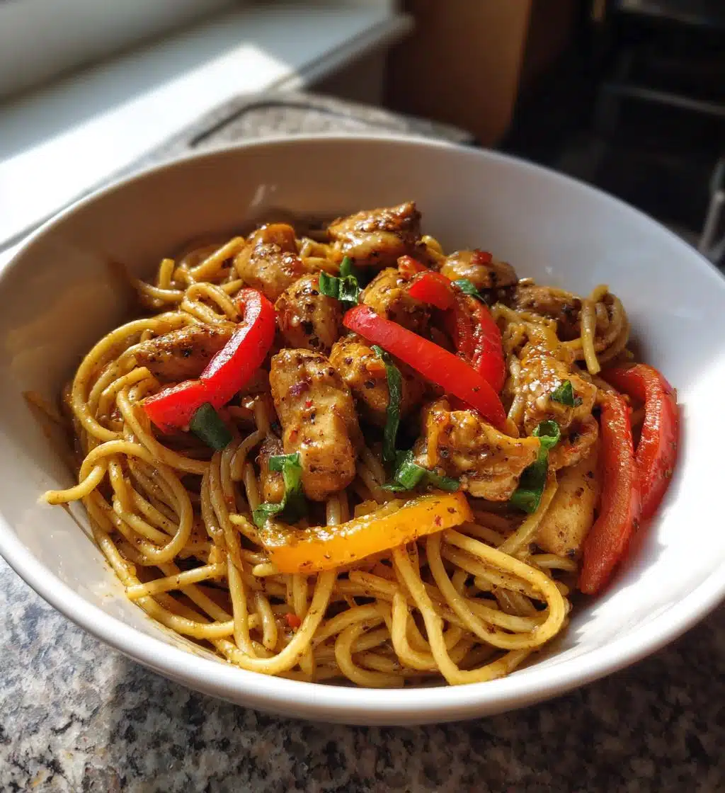 Honey Pepper Chicken Pasta - detail 1
