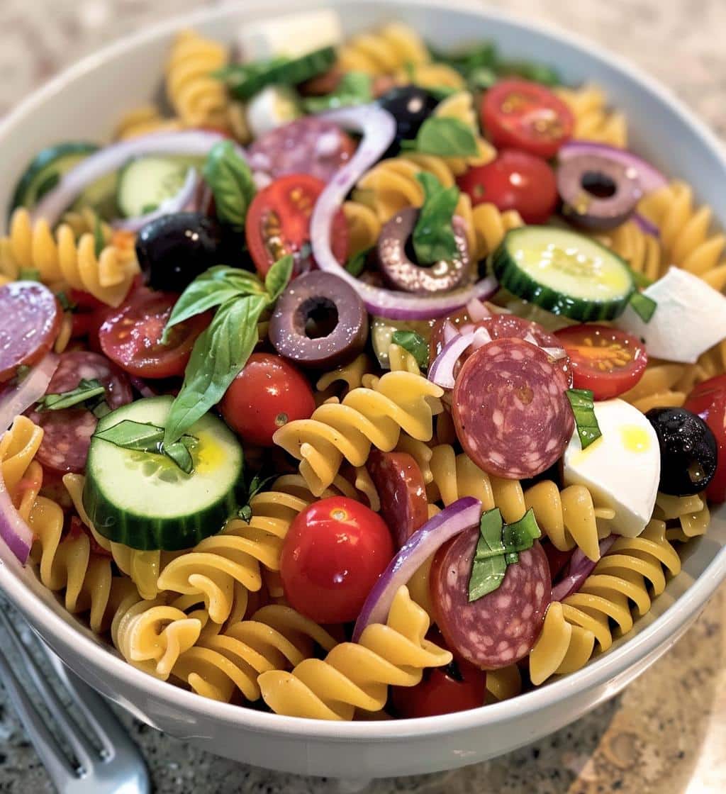 Italian Grinder Pasta Salad