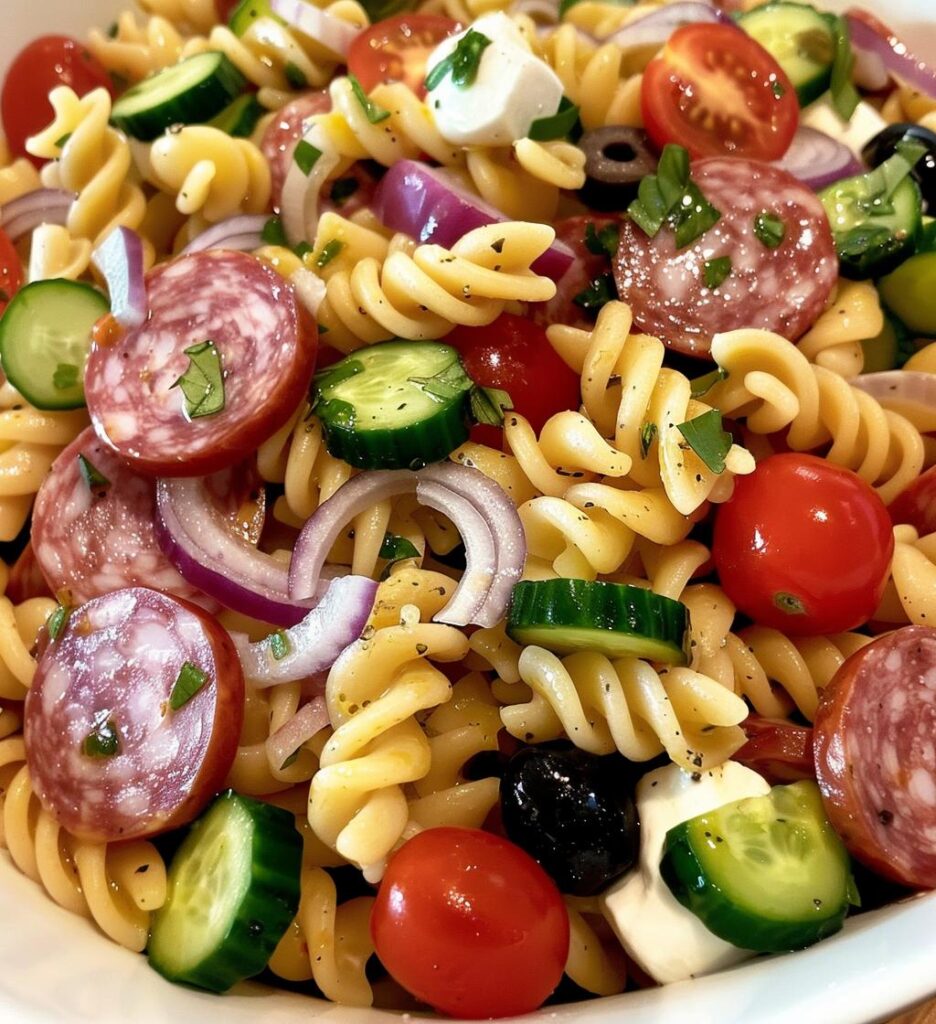 Italian Grinder Pasta Salad