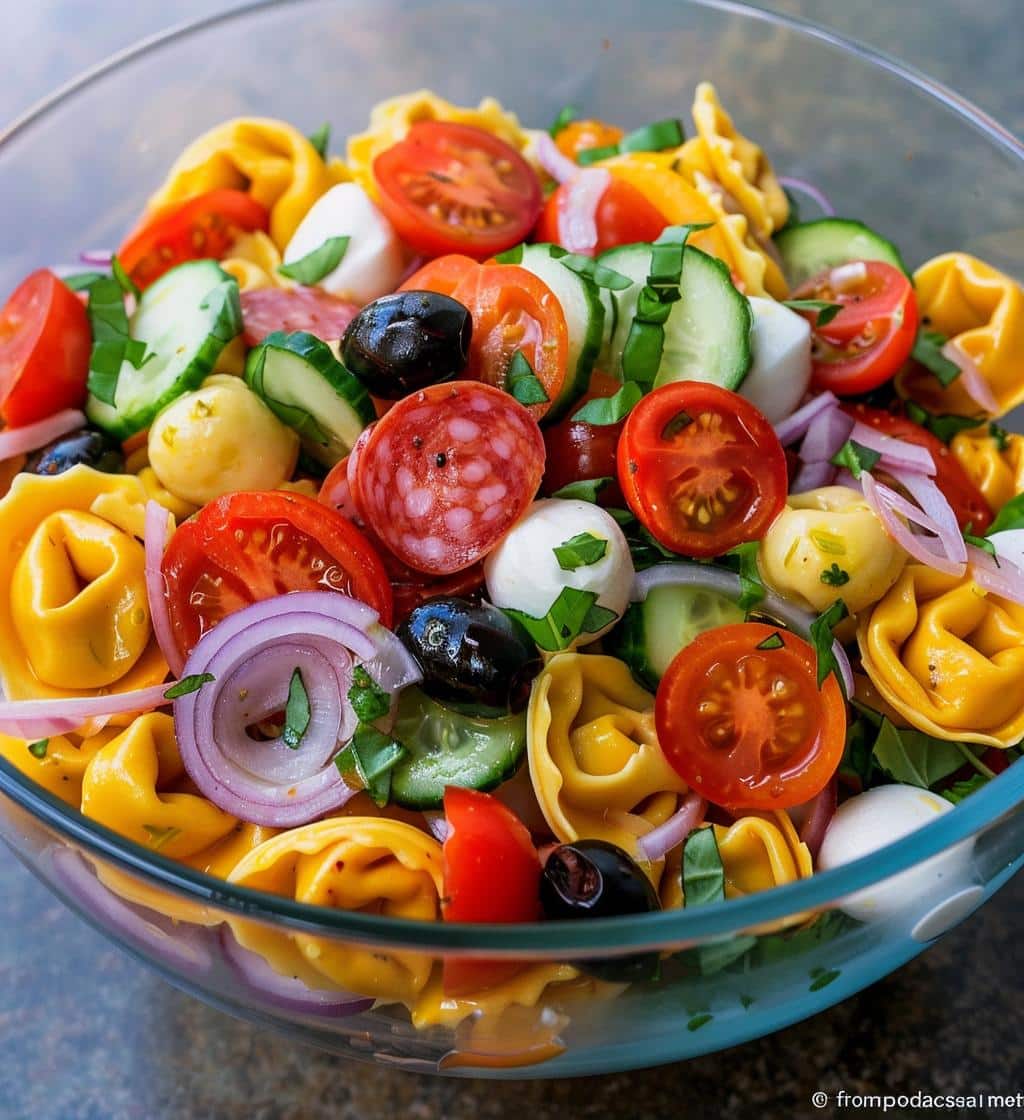 Italian Grinder Tortellini Salad - detail 1