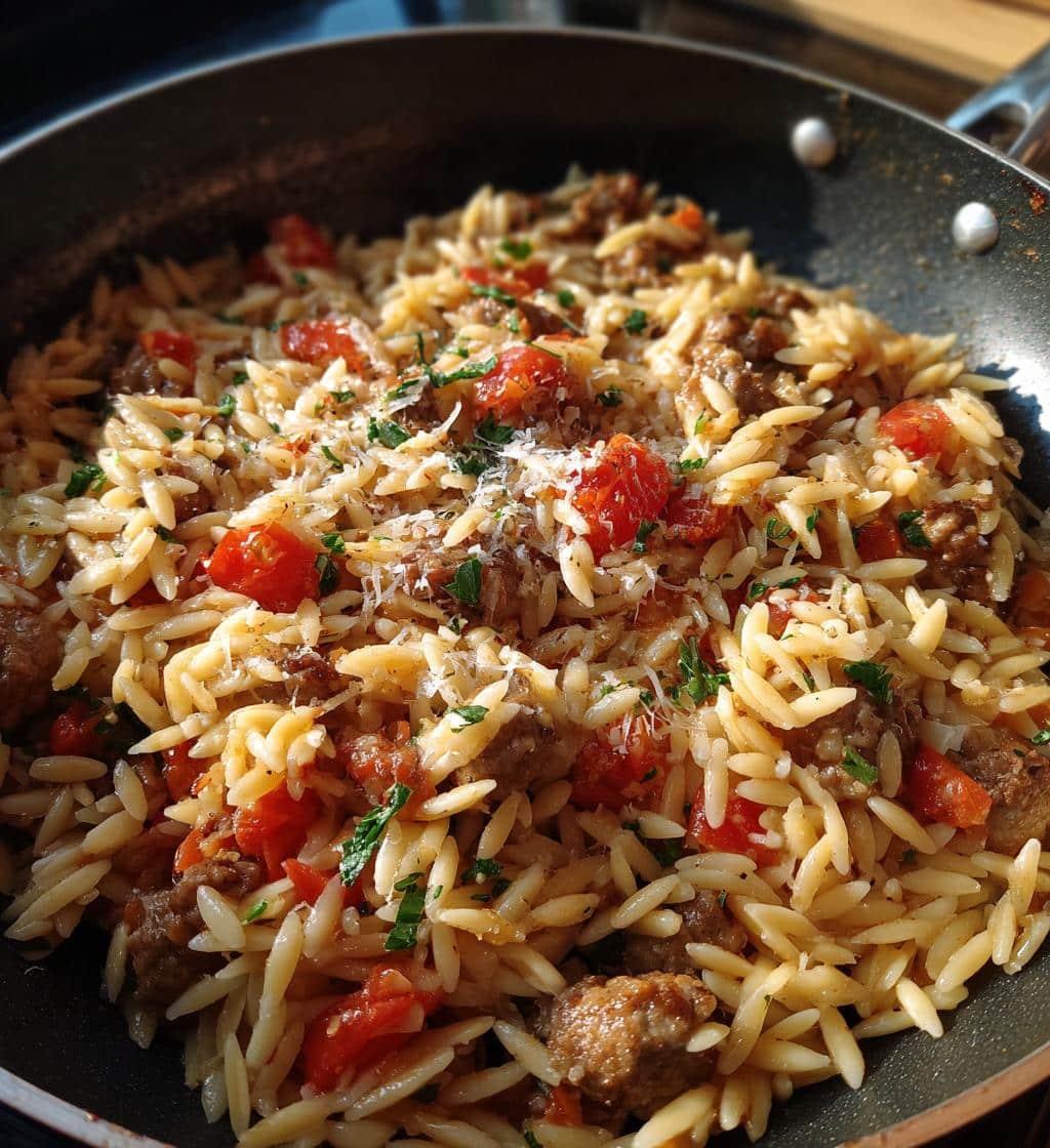 Italian Sausage Orzo Pasta - detail 1