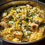Lemon Feta Chicken Orzo