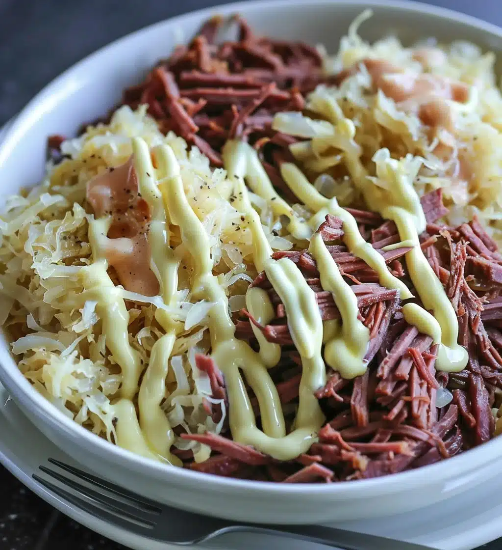 Low-Carb Reuben Bowls - detail 1