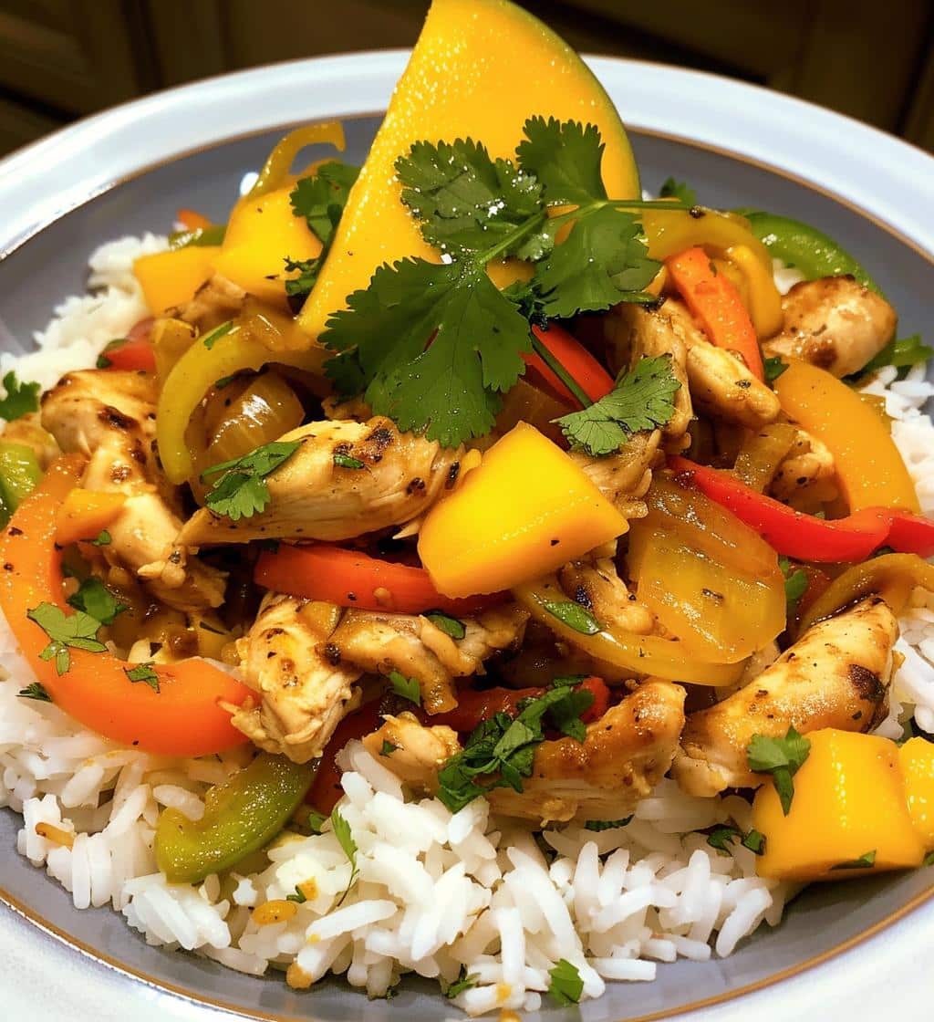 Mango Chicken and Rice
